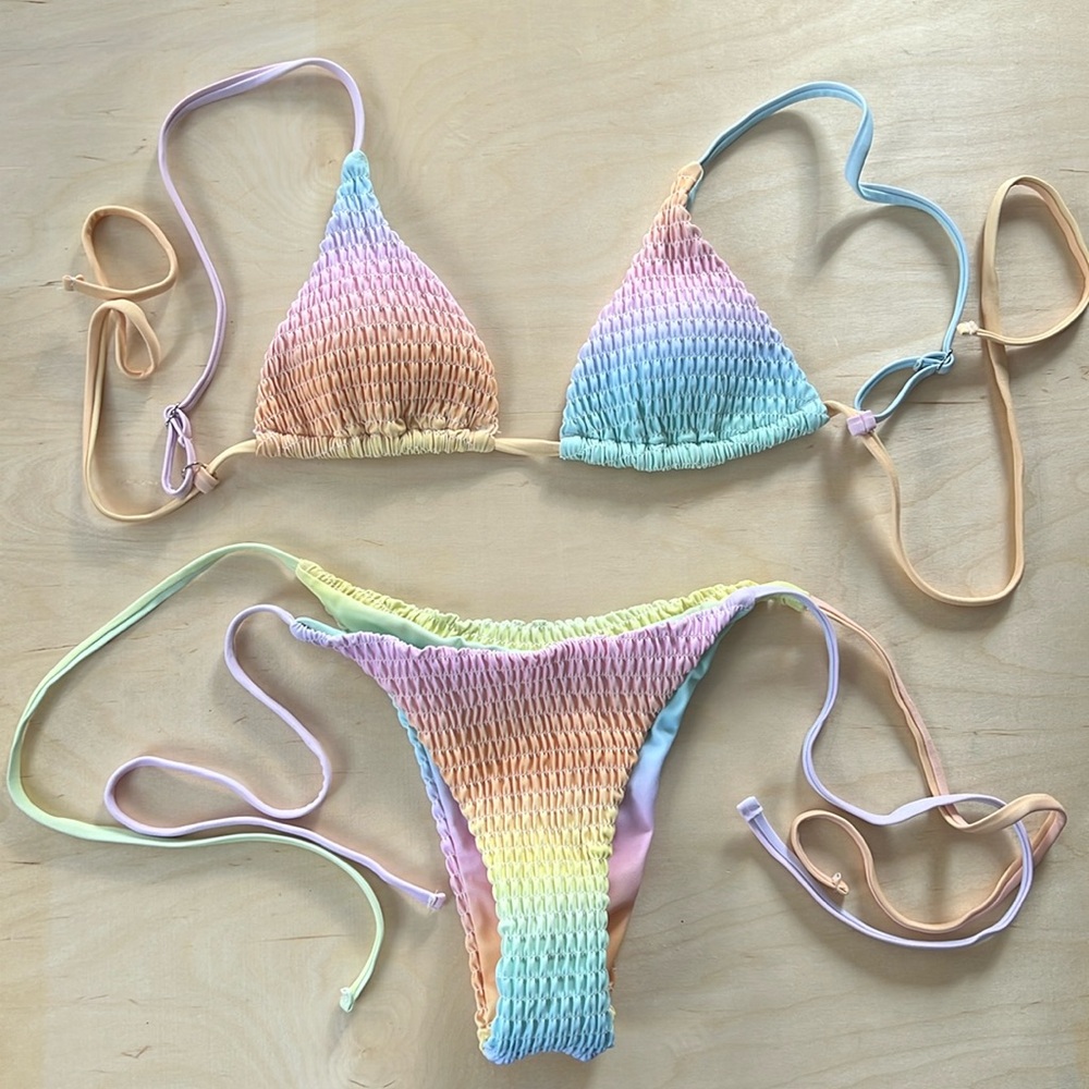 Never worn bikini
